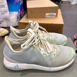 Adidas Lightweight Mesh Womens tennis shoes in Pale Mint & Cream